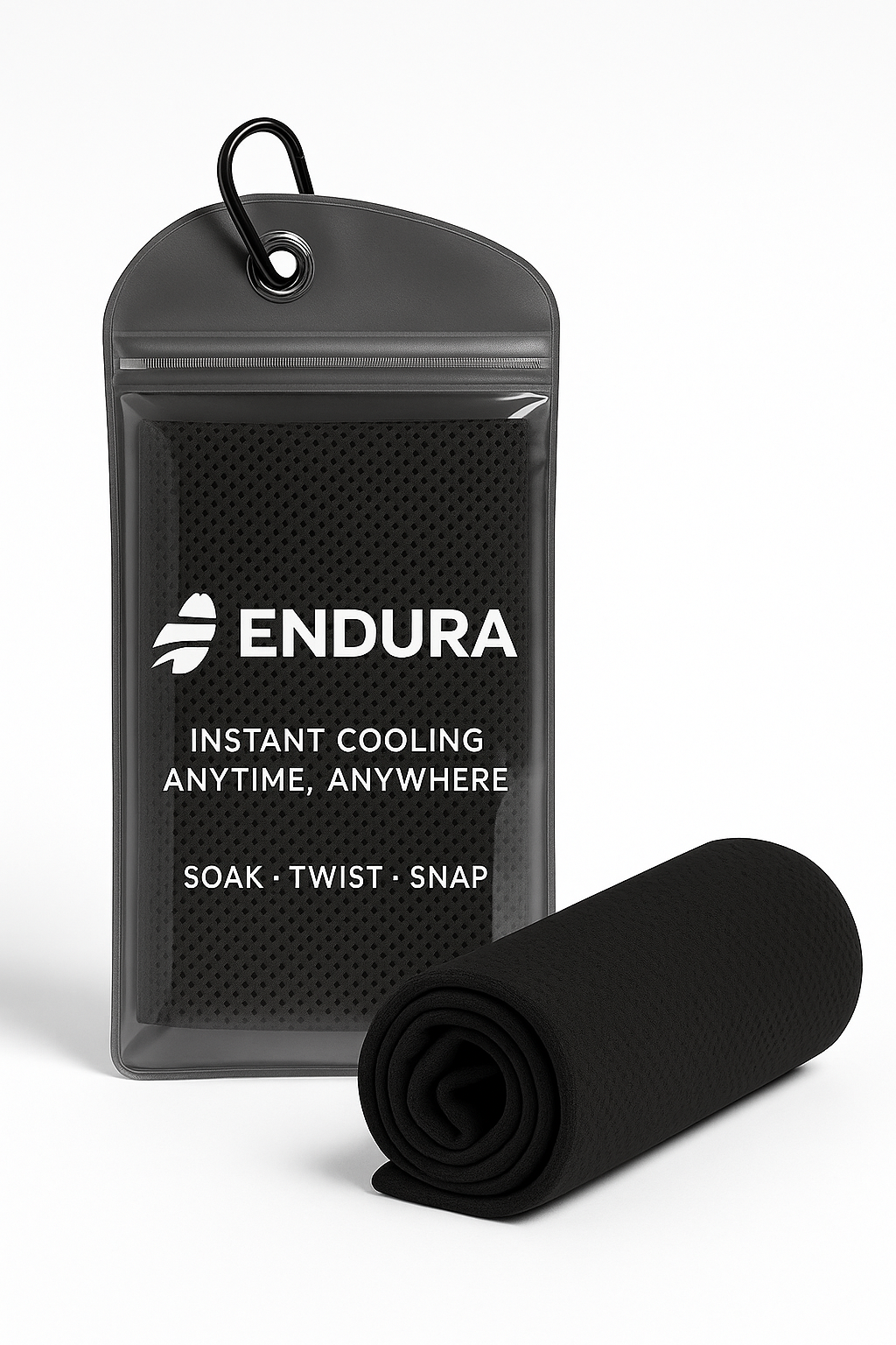 Endura Cooling Towels - Black