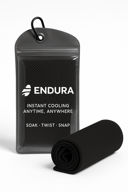 Endura Cooling Towels - Black
