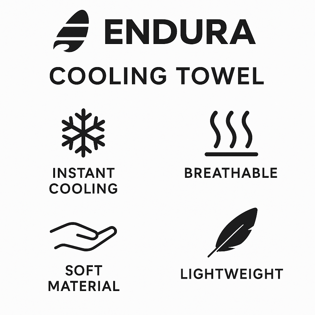 Endura Cooling Towel - Grey